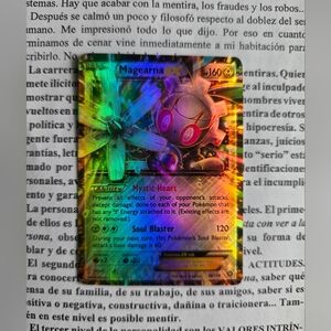 Pokemon Magearna EX Holographic Card - Multicolor